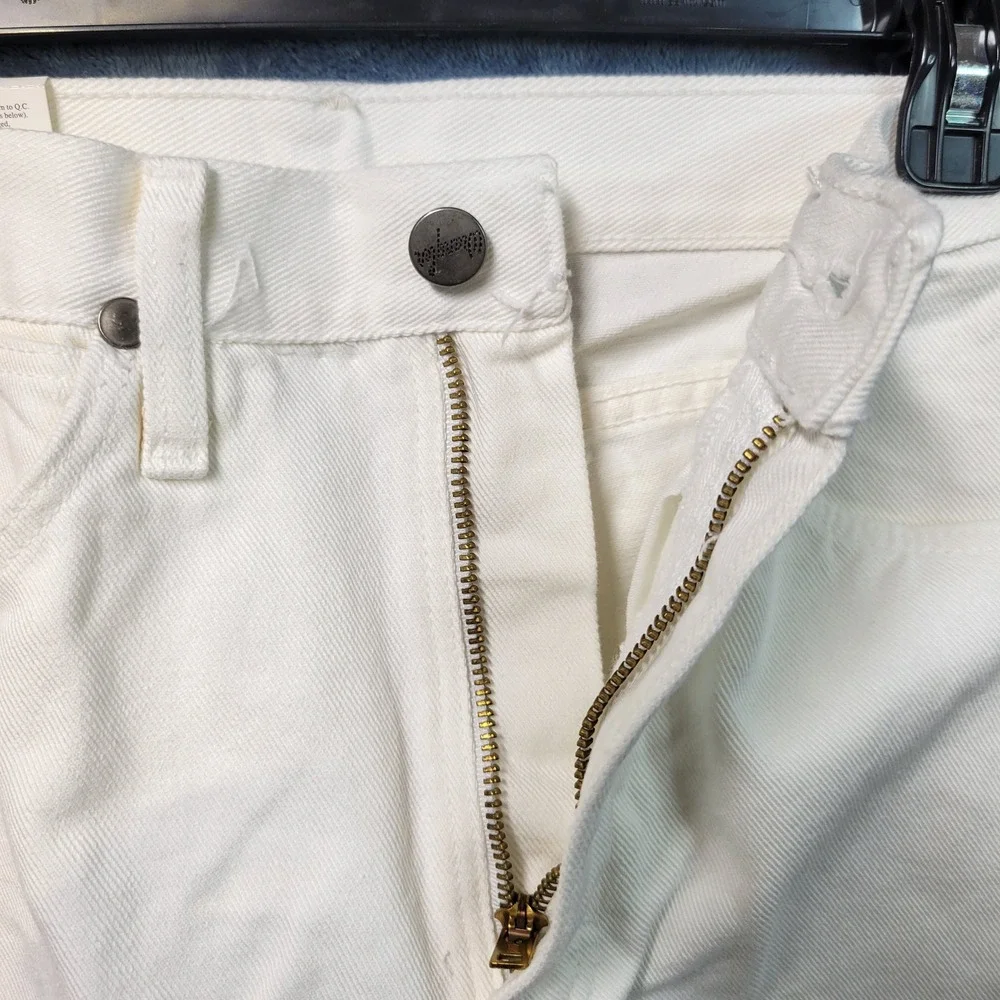 Wrangler Cowboy‎ Cut Slim Fit White Jeans 14MWZWI Girl's Size 1 x 30 NWT USA